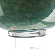 Beautiful Thyme Green Mottled Glass Vase by Drew Barrymore, 8.35" H