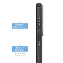 onn Magnetic Compatible Dual-Layer Phone Case for Samsung Galaxy S26 - Black
