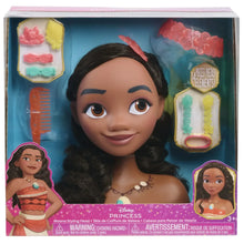 Disney Princess Moana Styling Head, 14-pieces, Pretend Play, Kids Toys for Ages 3 up