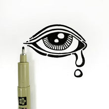 Sakura Pigma Micron Fineliner Pens, 4 Micron Drawing Pens Tip Sizes: 01, 02, 03, 05