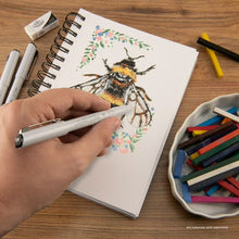 Bee Paper - Bee Inspired 5.5"x8.5" Mixed Media Paper Pad, Side Wire, 60 Sheets, 120lb. 200GSM