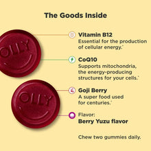 OLLY Extra Strength Daily Energy Gummies – Vitamin B12 1000 mcg – 60 Count