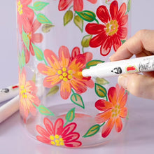 Apple Barrel Multi-Surface Paint Pens Basic Value Set, Medium Tip, 12 Piece