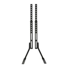 onn Tabletop TV Stand for 37" to 70" TVs, Holds up to 110 lbs, Black- Metal Legs for Tabletop