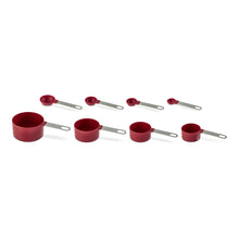 Elements by Thyme & Table 8-Piece Measuring Cups & Spoons Set - Red