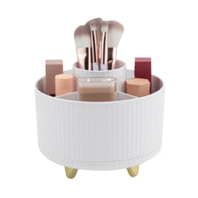 Premium Rotating Beauty Organizer with 5 Compartments for Easy Access