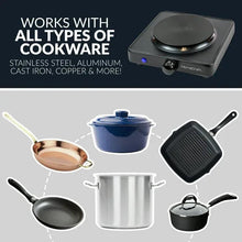 HomeCraft HCSB75BK Single Burner Hot Plate
