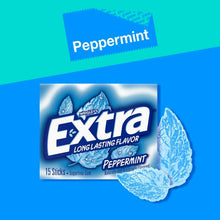 Extra Gum Peppermint Sugar Free Chewing Gum, Single Pack - 15 Stick