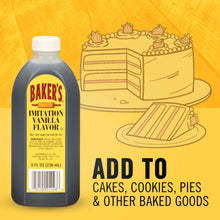 Baker's Kosher Imitation Vanilla Flavor, 8.0 fl oz Bottle
