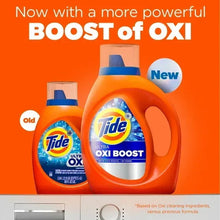 Tide Laundry Detergent Liquid, Ultra Oxi Boost, Advanced Stain Remover, 73 fl oz, 52 Loads