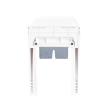 onn. White Outlet Shelf with Power Cord Storage Compartment