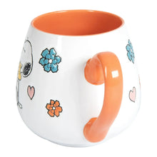 Peanuts Mother Baby Orange 20oz Ceramic Mug