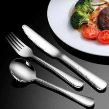 48-Piece Silverware Set with Organizer, Stainless Steel Silverware Flatware Set for 8, Kitchen Utensils with Steak Knives, Mirror Polished Dinner Knife, Forks, Spoons, Tableware Serving Tray