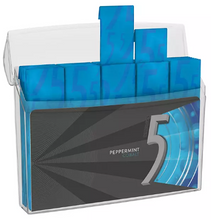 Chicles Wrigley's 5 Peppermint Cobalt, 35 piezas, paquete de 6.