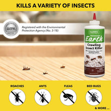 Harris Diatomaceous Earth Crawling Insect Killer Powder, 9oz
