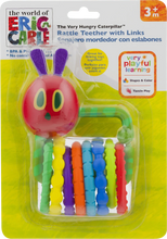 World of Eric Carle, the Very Hungry Caterpillar Rattle Teether with Links 1 Count (Pack of 1)
