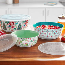 The Pioneer Woman 6-Piece Merry Meadows Melamine Bowl Set