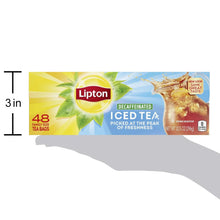 Lipton Black tea Family Iced Tea Bags, 48 ct