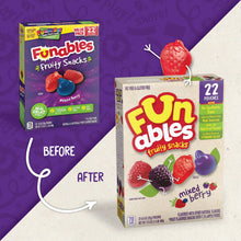 Funables Fruity Snacks, Mixed Berry Flavored Snacks, 0.8 oz, 22 Count