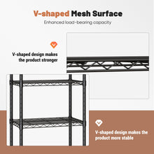 edx 3 Tier Metal Shelving Unit, 23.62"W x 13.78"D x 30"H Height Adjustable Wire Storage Shelves Holds Up to 750 LBS, Black