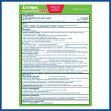 Salonpas Mild to Moderate Pain Relief Patch, Large, 9 Count