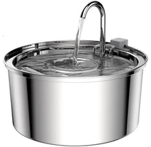 FWMB 3.2L/108oz Cat Water Fountain Premium Stainless Steel with 3 Filters, Automatic Pet Fountain Dispenser for Cats Dogs, with Ultra-Quiet Pump