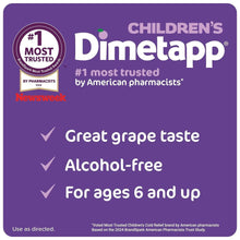 Children’s Dimetapp Multi-Symptom Flu Liquid, Fever, Cough & Cold Relief, 4 fl oz