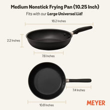 Meyer Accent 10.25" Nonstick Induction Frying Pan, Matte Black