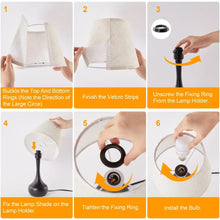 LOFTER-PRO Touch Table Lamps for Bedroom, 3-Way Dimmable Bedside Lamp - Home Decor, Touch Controlled Small Light For Bedroom, Living Room, Office, Desk (Including LED Bulbs)
