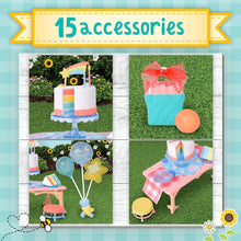 Honey Bee Acres Birthday Wishes Playset – 15 Piece Dollhouse Set – Collectible Doll for Kids Ages 3+