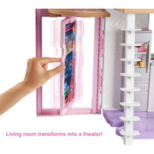 Barbie Malibu House Dollhouse Playset with 25+ Furniture and Accessories