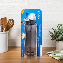 Cirkul 32oz Gray Plastic Bottle with Black Lid and Flavor Cartridge (GoSip Berry Blue Punch)