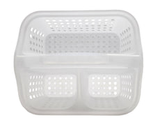 Mainstays Small Portable Shower Caddy Frost Plastic