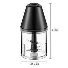 Mainstays 3 Cup Electric Food Chopper, Black, Plastic