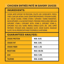 Vibrant Life Chicken Pate in Savory Juices Wet Cat Food, Grain-Free, 2.64 oz Split Tray