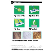 Great Value Wet & Dry Mop Sweeper Kit, (1 Mop Kit, 10 Pad Refills)
