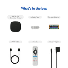 onn 4K Plus Streaming Device, Google TV - Ultra-fast Streaming, Stunning 4K UHD, 16GB Storage, 2GB RAM, Dolby Vision & Atmos, Remote with Voice Control