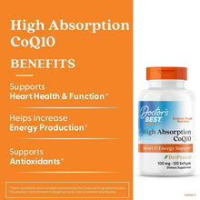 Doctor's Best High Absorption CoQ10, 200 mg, 60 Softgels