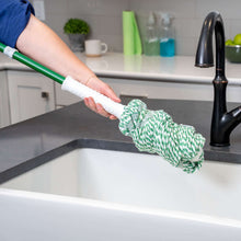 Libman Tornado Twist Mop Cotton Blend Head Steel Handle Green & White
