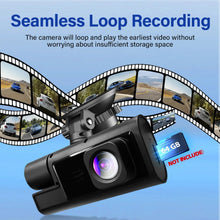 Dash Cam Front and Rear, 1080P Dash Camera for Cars, Bluetooth Car Camera, Built-in Wi-Fi, Night Vision, GPS, Parking Mode