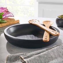 Better Homes & Gardens Large Low Wood Serving Bowl