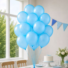 12" Electric Blue Latex Balloons, 15 Pieces, by Way To Celebrate