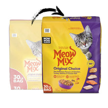 Alimento seco para gatos Meow Mix Original Choice, bolsa de 13,6 kg (30 lb).