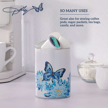 Dolly Parton Stoneware 4.5" x 4.5" x 6" Crock, Butterfly