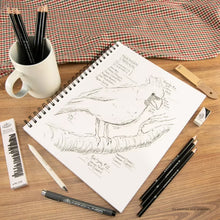 Bee Paper - Bee Inspired 9"x12" Sketching Paper Pad, 100 Sheets, Side Wire, 50lb. 74GSM