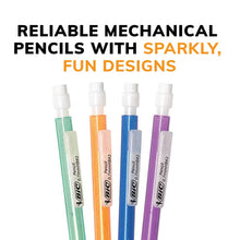 BIC Xtra Sparkle Mechanical Pencils, No. 2, Back to School Supplies, 0.7 mm, 24-Count (Barrel Colors May Vary)