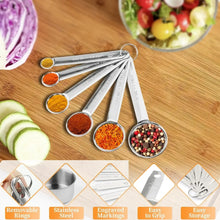 WEPSEN 18-Piece Stainless Steel Measuring Cups and Spoons Set,5 Stainless Steel Nesting Measuring Cups & 6 Spoons,1 Leveler & 5Mini Measuring Spoons,1Tbsp Coffee Scoop with Clip for Cooking & Baking