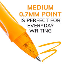 BIC Gelocity Quick Dry Gel Pens, School Supplies, Medium Point, 0.7 mm, Assorted Colors, 16-Count