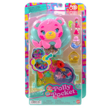 Polly Pocket Glitter Island Compact Playset with 1 Micro Mermaid Doll and Ocean Pets, Travel Toy with Themed Accessories