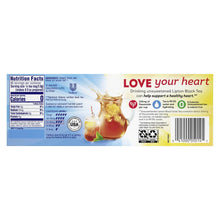 Lipton Family Sized Iced Unsweetened Black Tea, Caffeinated, Tea Bags 24 Count Box